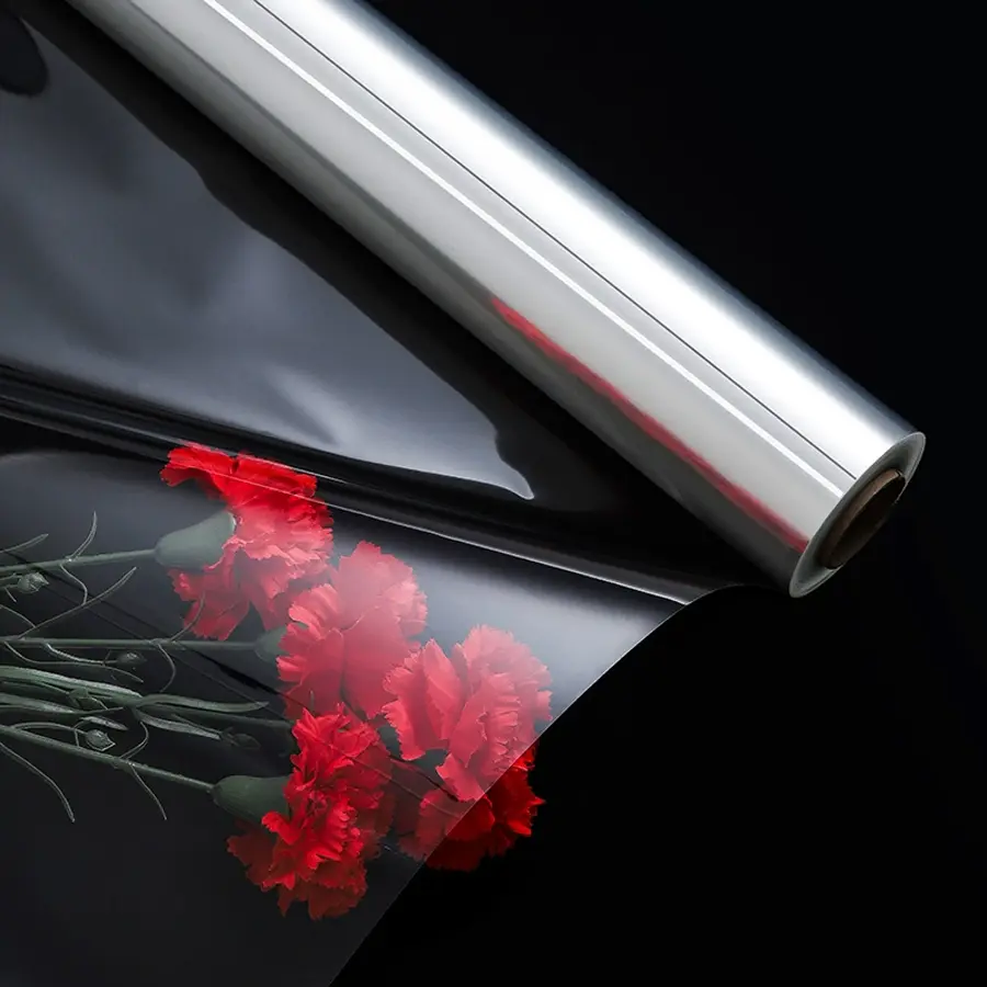 Transparent Dustproof Glass Paper Roll, Flower Bouquet Packaging, Bouquet Wrappers, Gift Wrapping Material, Gift Wrapping Supplies, DIY Handmade Floral Art, Waterproof Opp Plastic Film