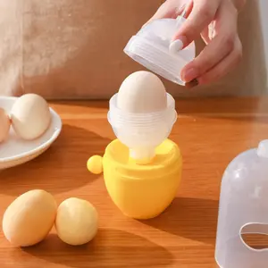 Egg Separator Tool for Boiled Eggs, Durable Sturdy Plastic Kitchen Accessory with Ergonomic Handle, Perfect for Home Cooking & Baking Essentials