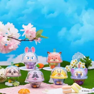 Disney Zootopia Taro Ball Milk Tea Figurine Blind Box - Collectible Series, Cute Animal Characters, Fun Mystery Box for Fans