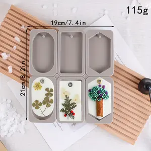 3-Piece Silicone Molds Set, Aromatherapy Plaster Diffusers, DIY Soap Making, Car Air Fresheners, Candle Mold, Gift Idea, Scented Wax Melts