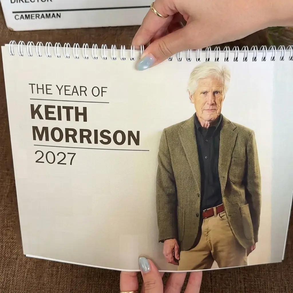 Keith Morrison 2027 Wall Calendar, Desktop Calendar 2027, Keith Morrison Best Lines Graphic Calendar, Home Decorating