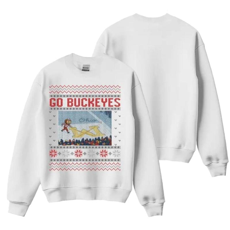 Ohio vs Michigan Rivalry Sweater, Script Ohio on Big M Sweater, Buckeye Fan Erase The M Sweat Shirt, OSU Fan Gift