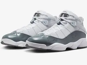 Nike Air Jordan 6 Rings Cool Grey 322992-121 Men’s Shoes NEW