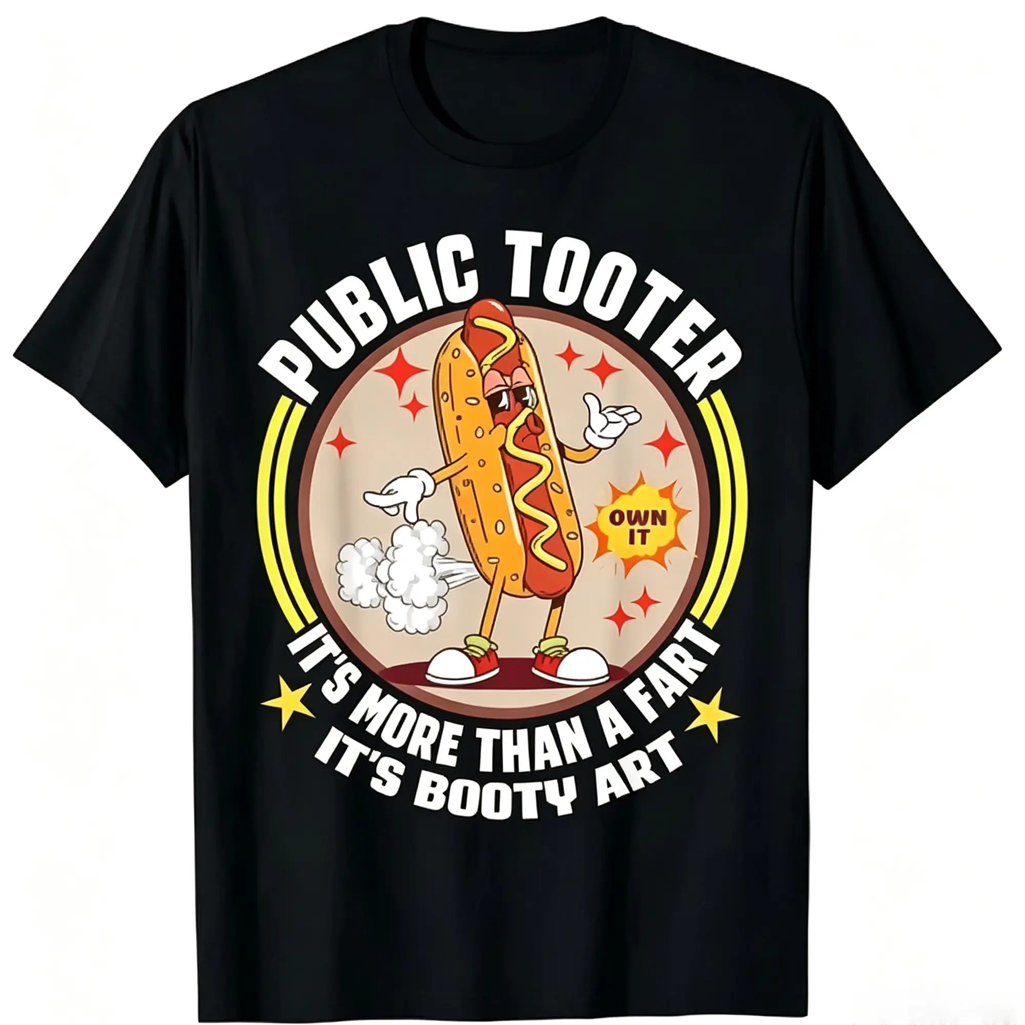 Public Tooter Funny Inappropriate Embarrassing Adult Humor T-Shirt women