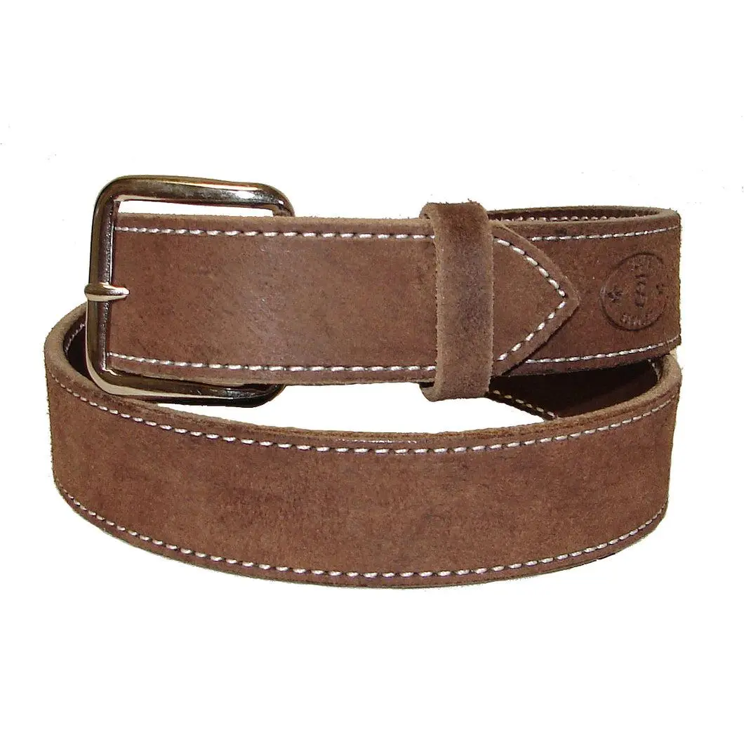 Texas Saddlery Men's Brown Roughout Belt