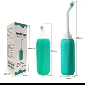 Portable Bidet - Personal Hygiene Care Device with Two Nozzles for Cleanliness 240mm x 235mm x 66mm