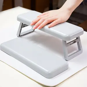 1pc Manicure Hand Pillow Plastic Foldable Wrist Support Holder Can Hold Phototherapy Machine Portable Hand Pillow Salon Home Manicure Nail Art Shop Special Tool