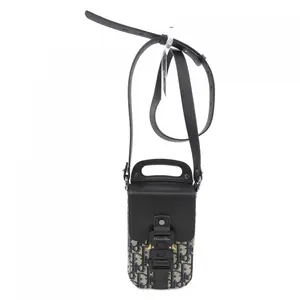 Pre-owned Dior - Travel Bags Christian Saddle Backpack Oblique Canvas and Leather by Rebag