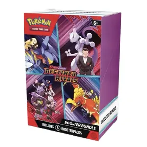 Pokémon TCG - Destined Rivals Booster Bundle - Includes 6 Booster Packs - Scarlet & Violet Series