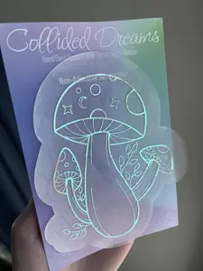 Mushroom Suncatcher Decor Hanging