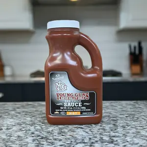 Young Guns Hatch Valley Red Chile Sauce 24 oz Jug - Smooth, Ready-to-Use Sauce for Enchiladas, Burritos, Soups & More - Flavor, Dip