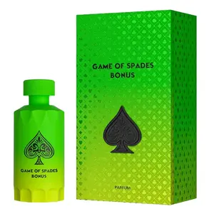 Jo Milano Game of Spades Bonus Parfum 3.4oz | Exotic Amber Spicy Fragrance | Unique Blend of Dates, Fig, Mint & Saffron | Long Lasting Unisex Niche-Style Perfume