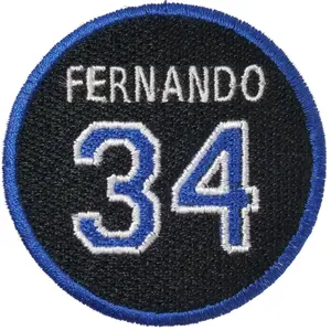 Full Coverage- Fernando Valenzuela 34 Memorial Patch Iron-On Inspired