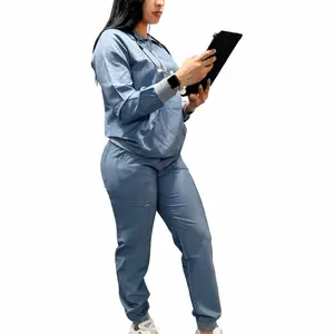 Denim Scrub Bottoms Ivy Collection Comfortable Fit for Healthcare Professionals