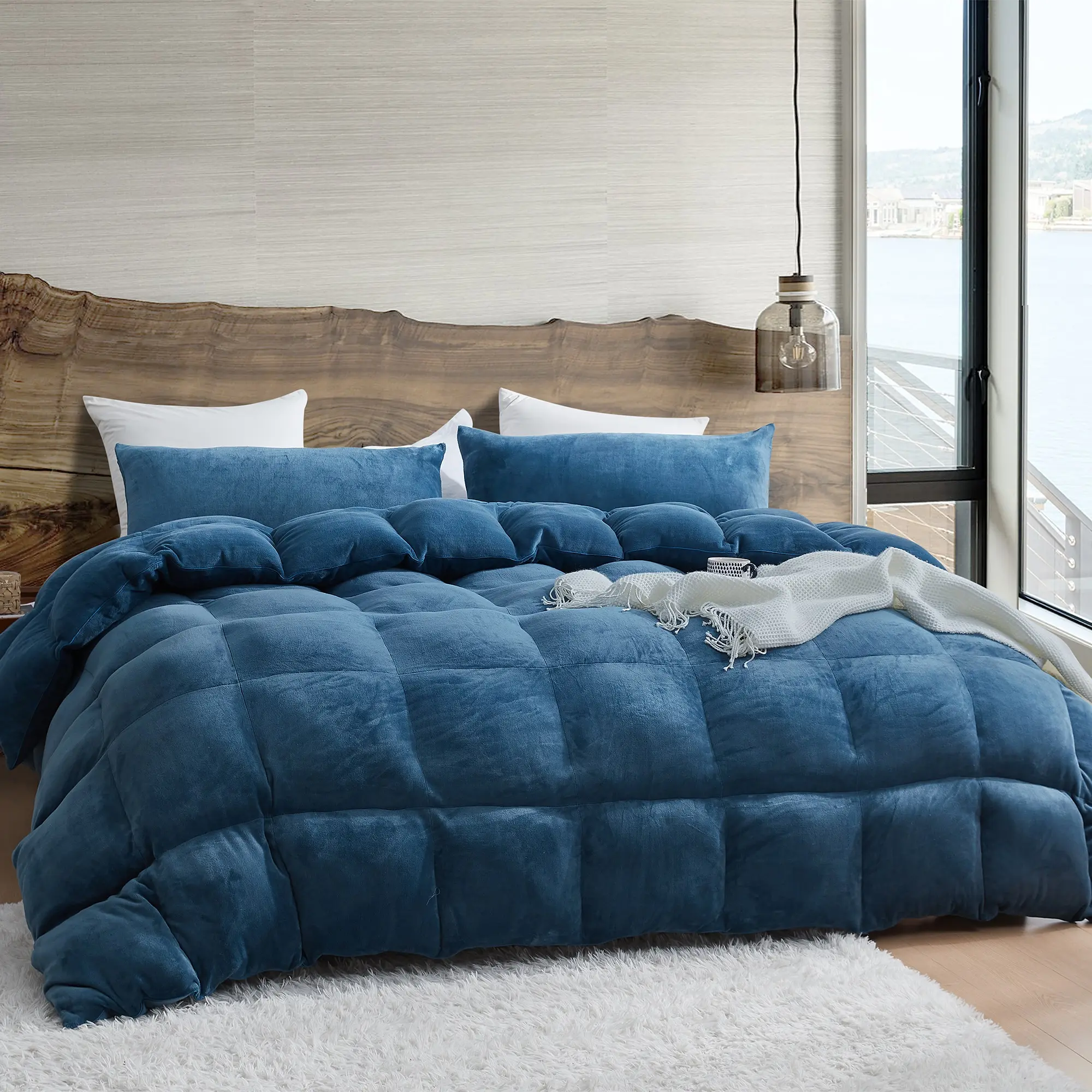 Dam Boi He Thick - Coma Inducer Comforter Set - Navy