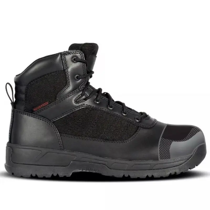 ROTHCO Men's Guardian 6-Inch Leather & Nylon Tactical Work Boots, Waterproof with Composite Toe and Oil-Resistant Sole for Outdoors