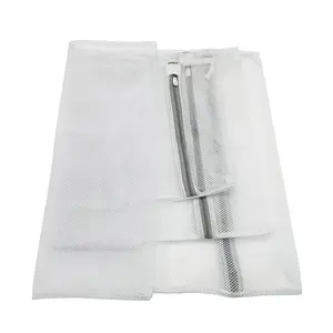 YOKOMA Coarse Mesh Laundry Bag Clothes Sock Wash Net set of 3 pieces Nylon Mesh