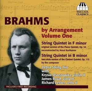 Zebra String Trio - Brahms By Arrangement 1 / String Quintets  [COMPACT DISC - CD]