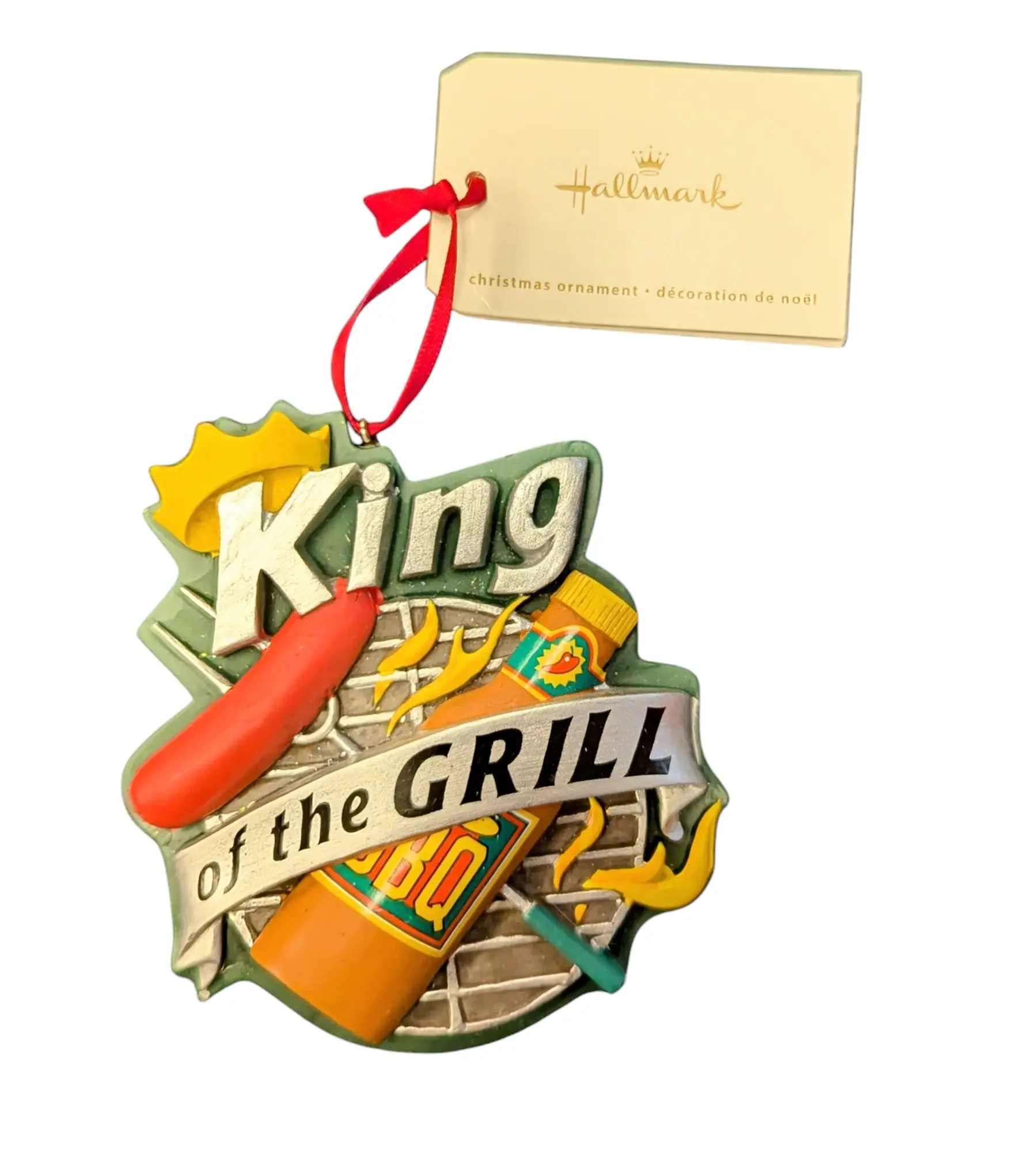 2008 Hallmark King of the Grill Christmas Ornament