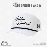 Retro White with Black Rope 