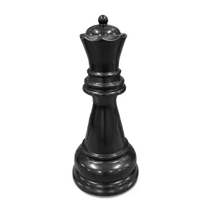 MegaChess 31 Inch Black Perfect Queen Giant Chess Piece