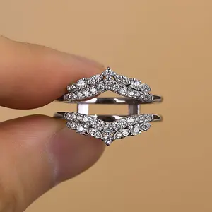 Maxine Special Round Cut Wedding Ring,5A Cubic Zirconia Bridal Ring,Women's Ring Jewelry,Wedding Ring for Daily,Travel,Proposal,Birthday,Anniversary