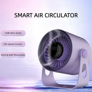 Portable Travel Fan – Ultra Quiet Rechargeable Cooling Fan for Dorm Rooms, Apartments & Desk Setup, Energy Efficient White Noise Fan, Summer Essential for Small Spaces #