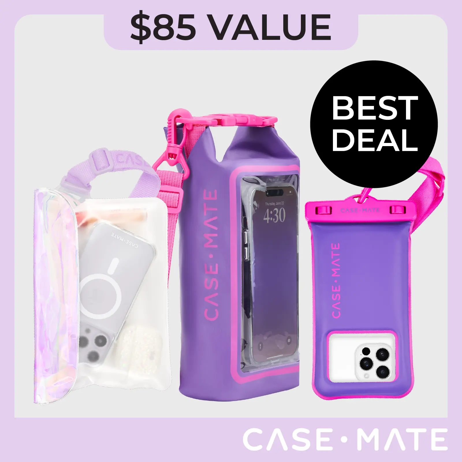 Purple Paradise + Soap Bubble