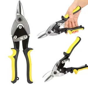 Robust Industrial Aviation Shears - Versatile Cast Steel Scissors for Cutting And Molding Sheet Metal
