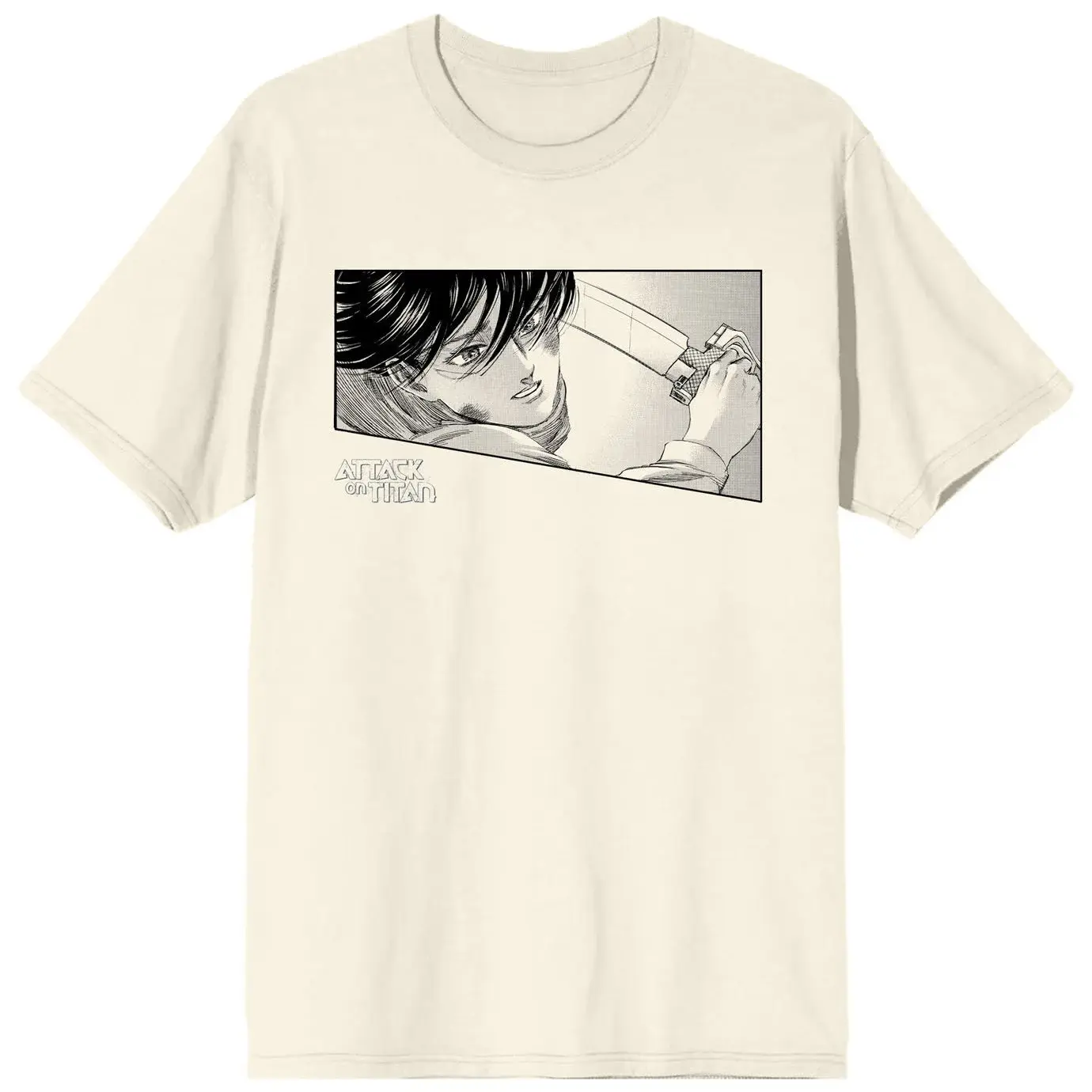 Attack on Titan Anime Y2k Graphic Tee, Mikasa Swinging a Sword Anime Youth Shirt, AOT Anime T-Shirt for Men, Women and Kids