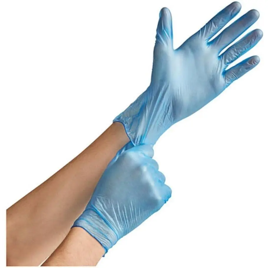 Disposable Gloves Clear  Disposable Vinyl Gloves for Foodservice Pack of 100