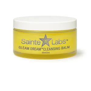 Sainte Labs Gleam Dream™ Cleansing Balm 60ml - Luxurious Three-Phase Formula with Blackberry Seed Oil, Passionfruit, Evening Primrose & Shea Butter for Radiant Skin