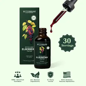 Betterbrand Elderberry Immunity Drops | Pure Elderberry Extract for Immunity Support and Cough & Cold Defense Respiratory Health Liquid Supplement Betterbrand Elderberry Immunity Drops | Pure Elderberry Extract for Immunity Support and Cough & Cold Defense Respiratory Health Liquid Supplement