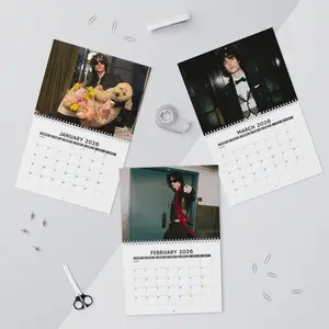 Sombr Wall 2026 Calendar for Fan Lover 270gsm Premium Paper 11x8.5 & 14x11.5 Inches Eco-Friendly Design