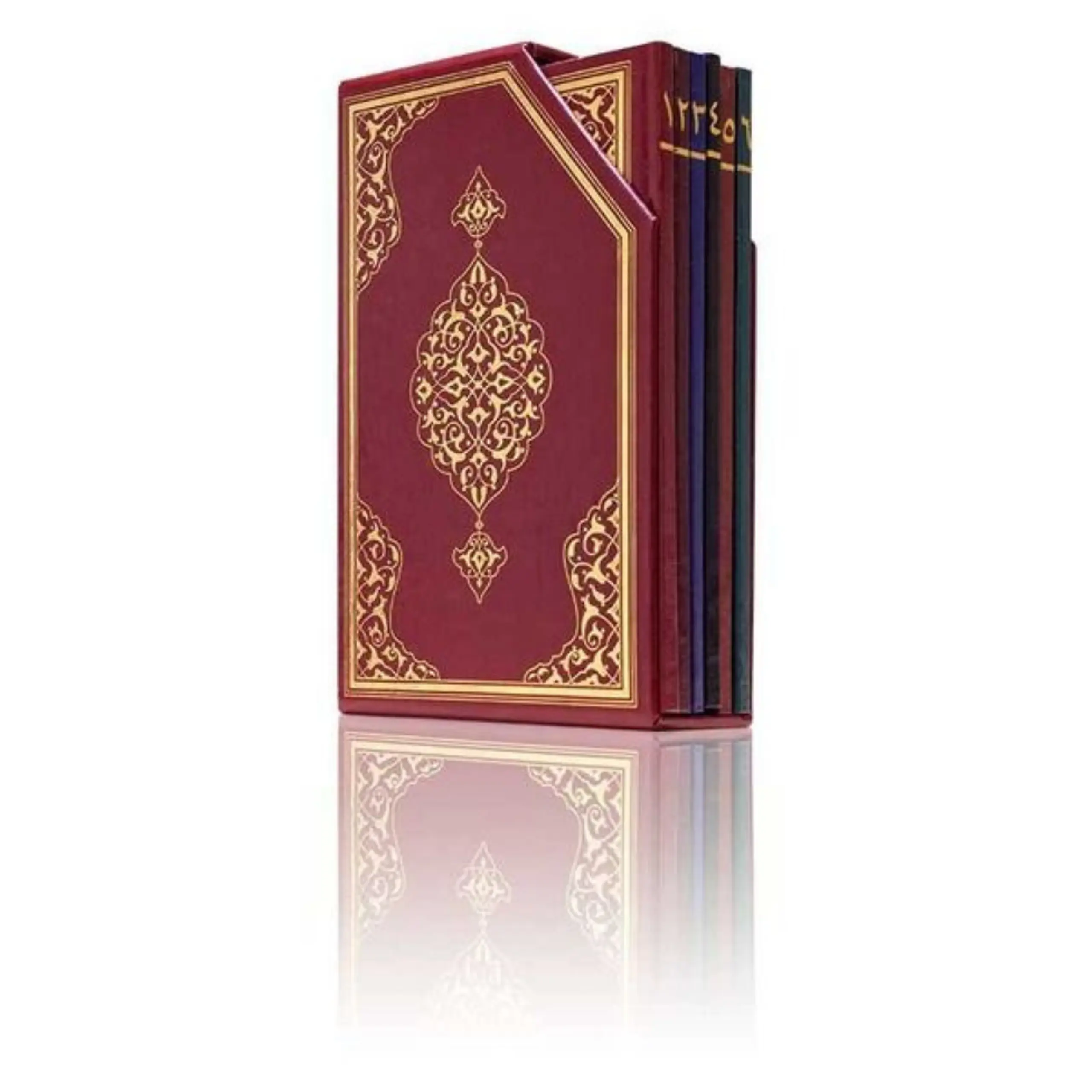 Luxury 5 Juz Quran Set, 5.6x8 in, Unisex Elegant Islamic Gift Box - Presidency of Religious Affairs Approved & Sealed, Ideal for Weddings, Eid & Islamic Celebrations, Hajj & Umrah, Perfect Gift for Any Occasion to Enhance Spiritual Journey