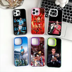 R-Rodrigo R-Rodri Moreirense Phone Case Holographic Silver Phone Case for iPhone 17 16 15Pro Max – Iridescent Rainbow TPU, Shockproof, Anti-Fingerprint, 2026 New Gift for Women men