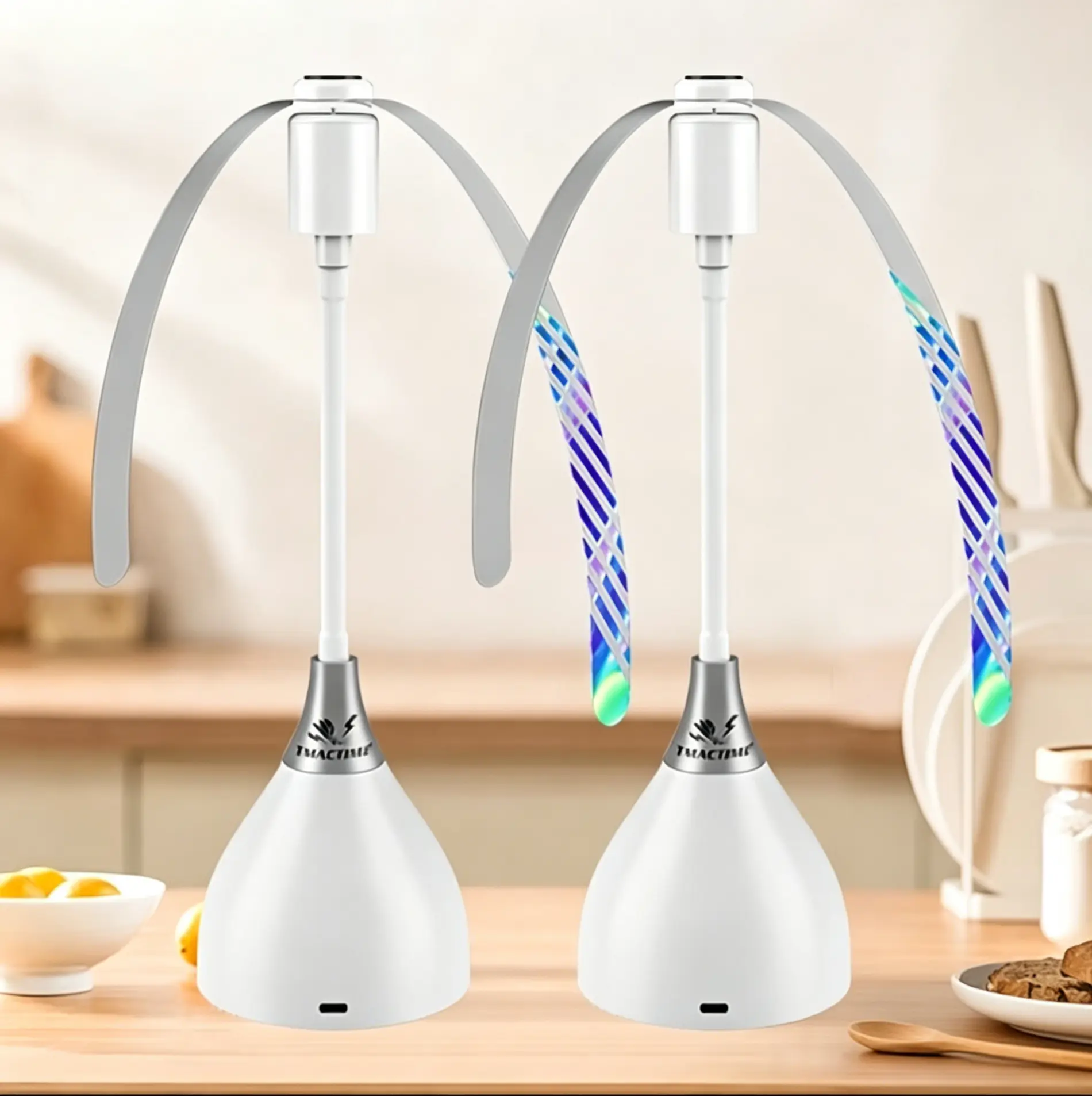 Fly Repellent Fan: Desktop Mosquito Repellent Fan. Effectively repels mosquitoes with soft, safe blades. Powered via USB or batteries. A portable, essential gadget for mosquito protection at home, picnics, and BBQ parties.