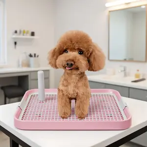 Leak-Proof Indoor Pet Potty Training Tray for Dogs & Cats - Keeps Floors Spotless and Paws Dry - Perfect for Home Training