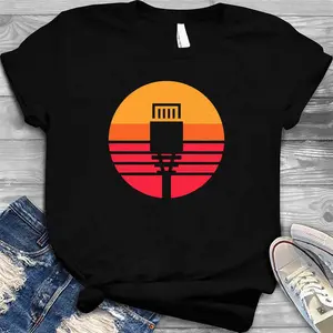 Open My Internet Rj45 Internet Icon Sunset T-Shirt