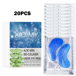 20pcs Hyaluronic Acid Collagen Eye Mask, Moisturizing Anti-Wrinkle Firming, Brightening Skin Care, Eye Brightener, Reduces Dark Circles & Dryness