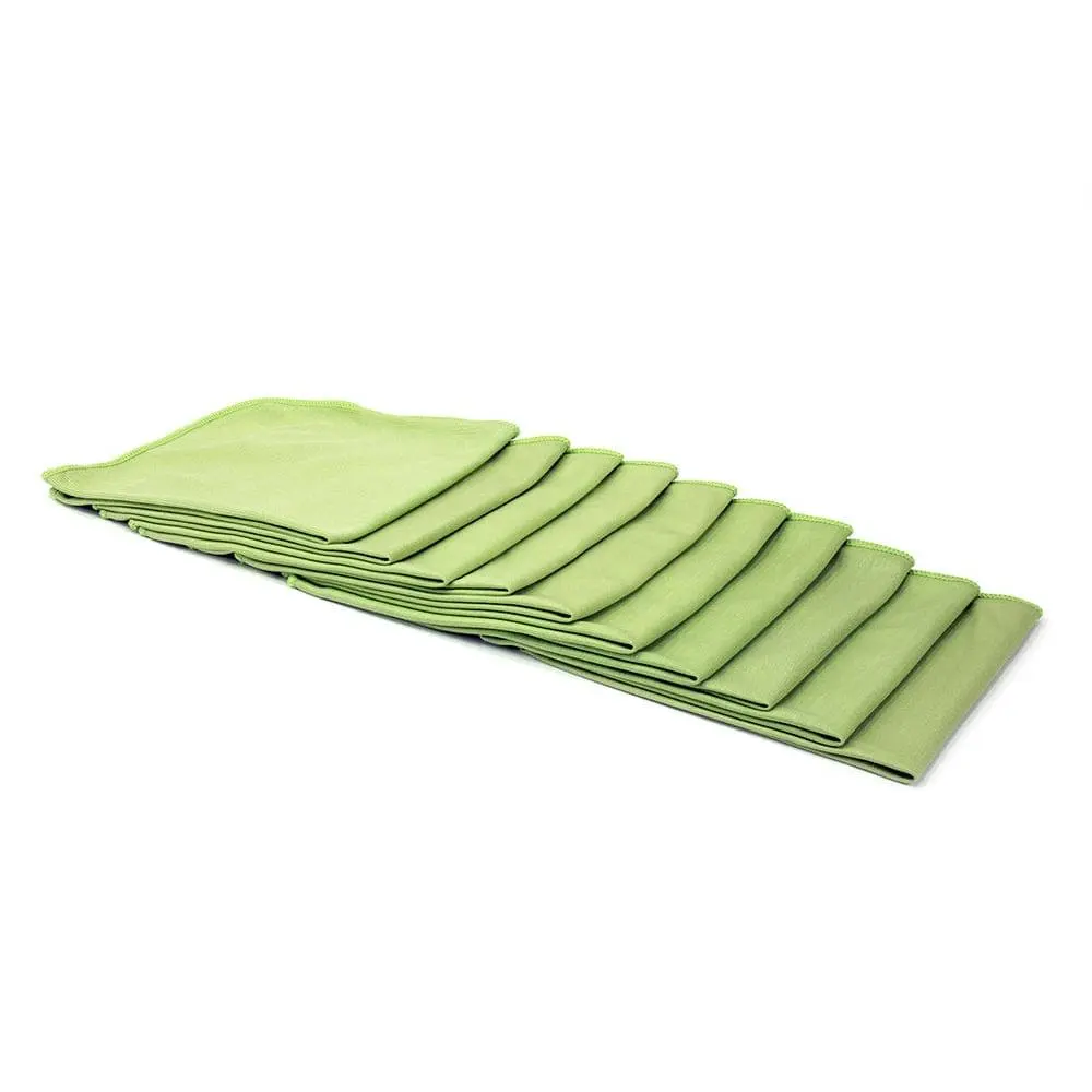[Smooth Glass] Microfiber Window and Mirror Towel (16 in. x 16 in., 260 gsm) 10 pack