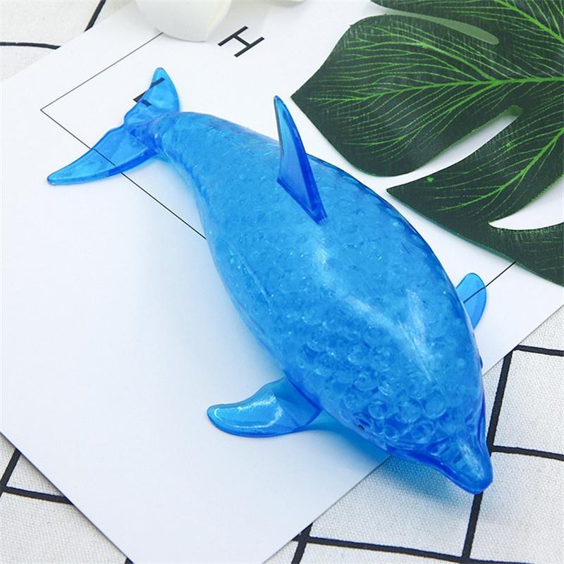 Squishy Shark Stress Balls Dolphin Squeeze Ball Stretchy Stress Squish Ball Sea Animal Squeeze Squishy Toys for Kids Adults #YYC