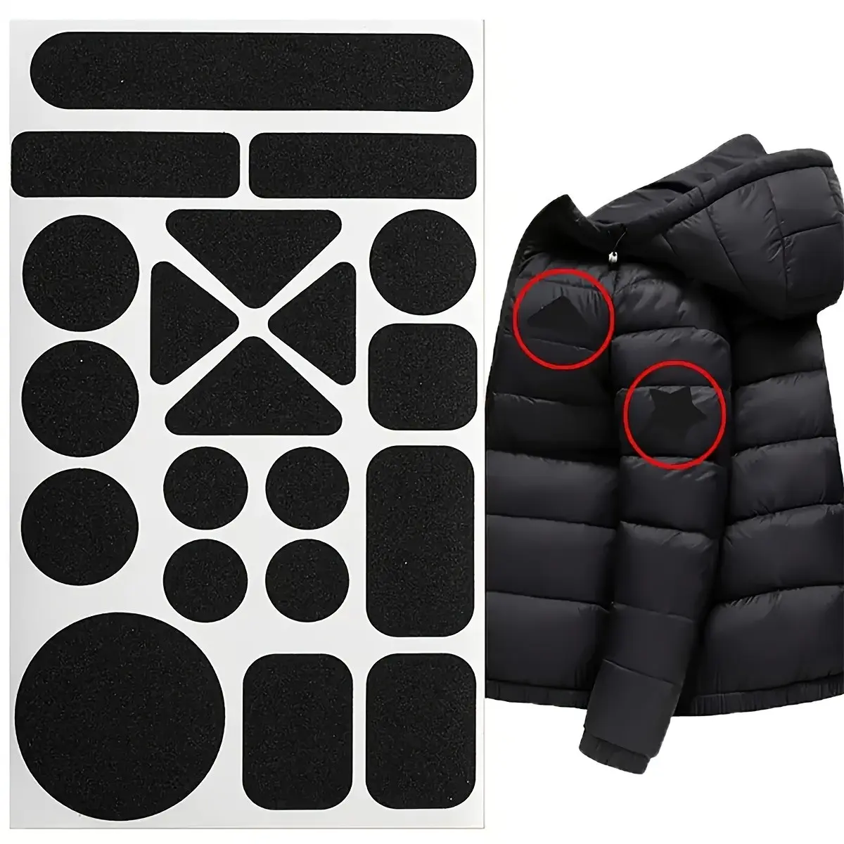 Self-Adhesive Clothing Repair Patch, Universal Fix for Jackets & Clothes, Convenient Invisible Hole Repair Emergency Tool, Strong Adhesion