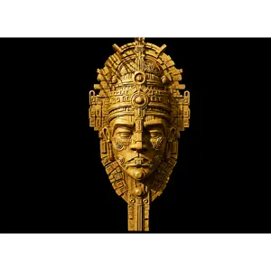 Aztec Mask – Mesoamerican Inspired Wall Decor