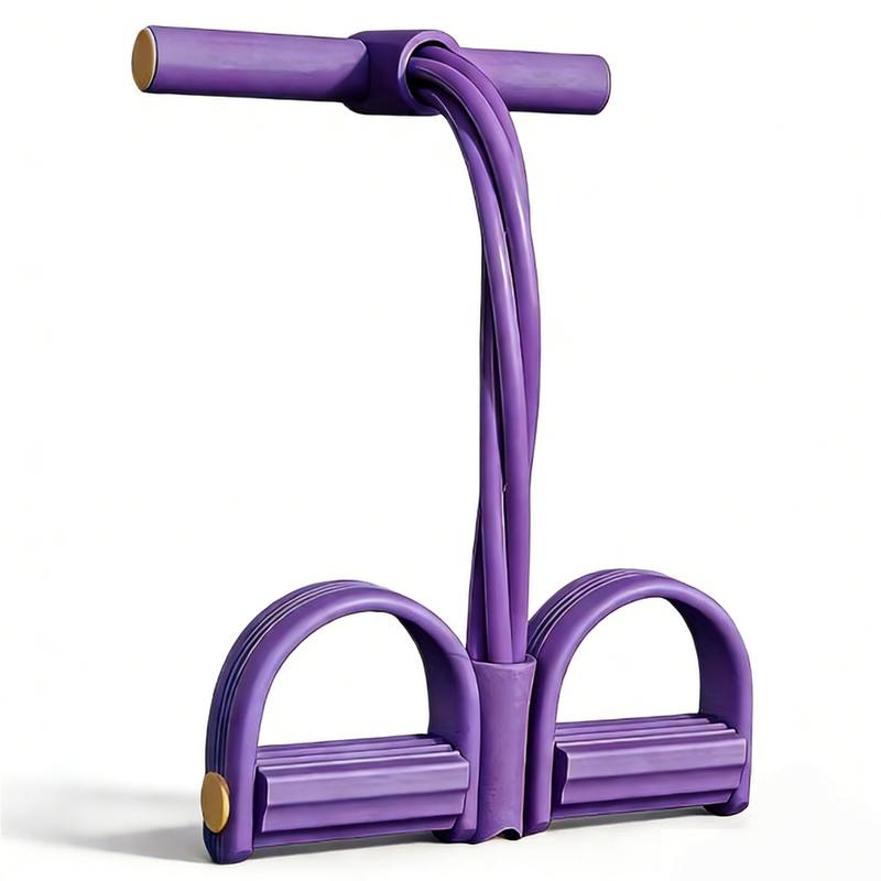 Multifunction Pedal Resistance Trainer with 6 Tubes – Stronger Resistance for Effective Training, Portable Foot Pedal Exerciser for Full-Body Home Workout, Stretching & Fitness Training, exercise belly and arm fat, exercise vest line