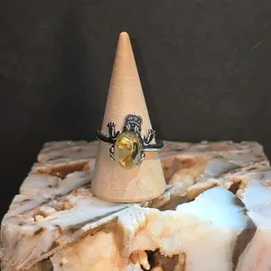 Money Toad Ring, adjustable rings