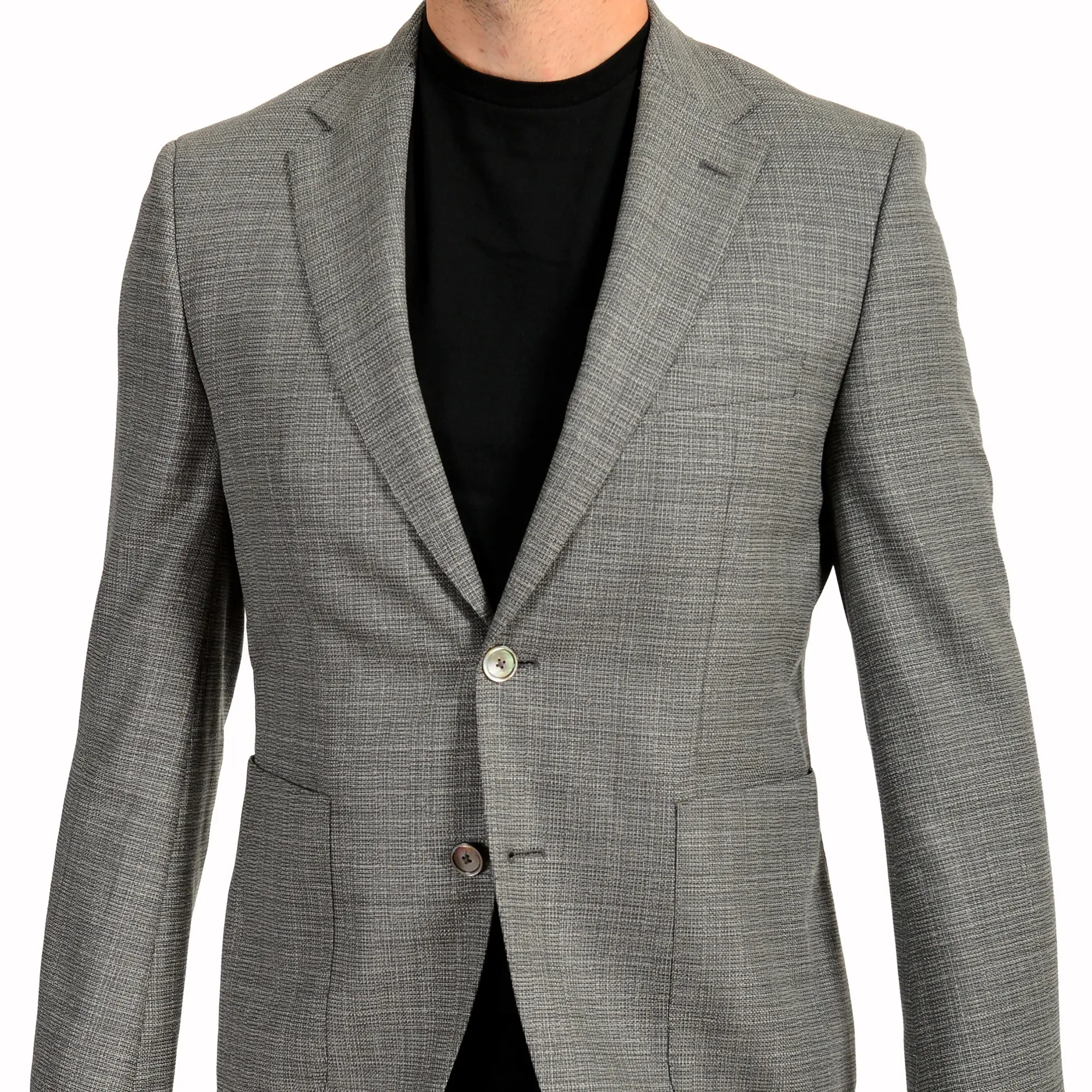 Hugo Boss Men's "Janson6" Regular Fit 100% Wool Two Button Blazer US 40S IT 50S