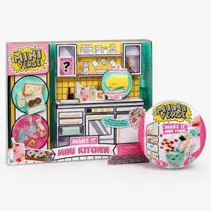 MGA's Miniverse Make It Mini Kitchen + Make It Mini Food Diner Series 1 Bundle