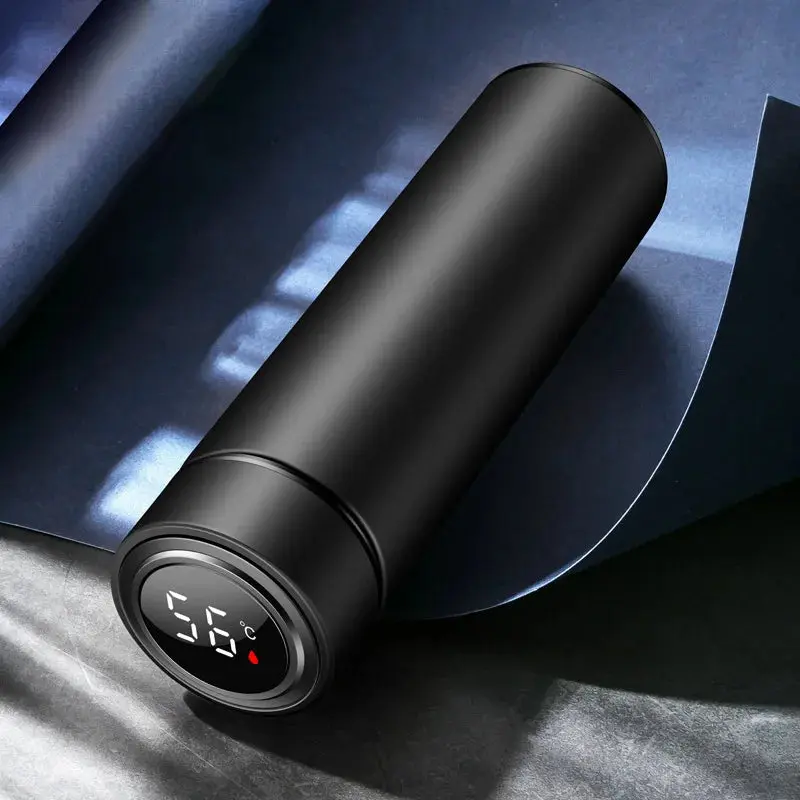 500ML SMART Water Bottle - Led Digital Temperature Display Stainless Steel Thermally Insulated Bottle