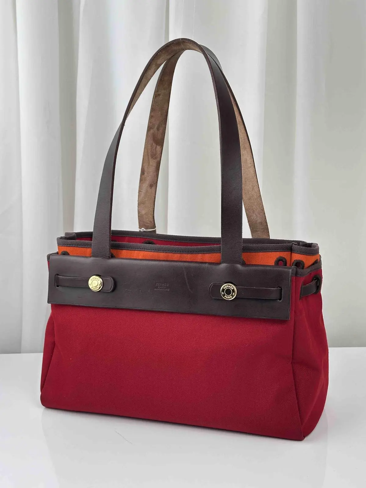 Pre-owned HERMÈS As Shown Shoulder Bags HERMES Herbag Cabas GM Handbag MR23062026B672
